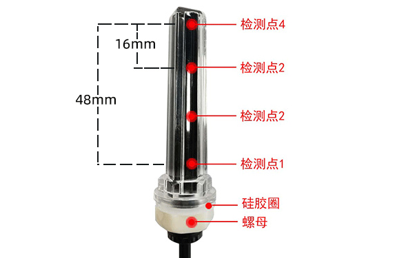 光電式液位計如何實現(xiàn)多個液位點檢測？